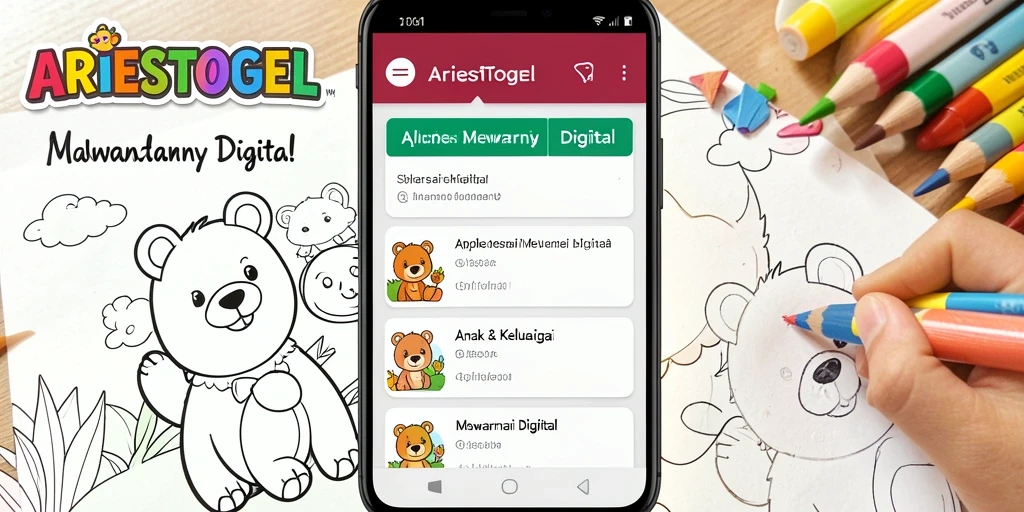 Antarmuka ARIESTOGEL yang interaktif dan penuh warna.