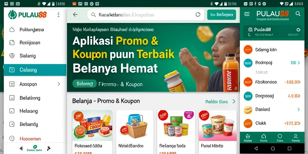 Tampilan antarmuka aplikasi PULAU88 yang menarik dan fungsional.