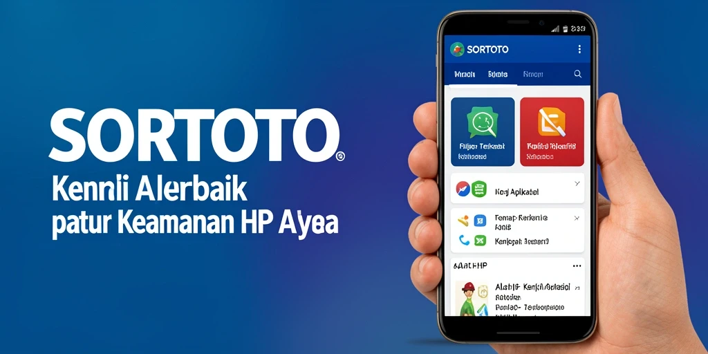 Antarmuka SORTOTO menampilkan opsi penguncian yang sederhana dan efisien.